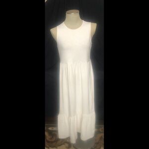 Old Navy Off-White Comfy Summer Sundress Midi